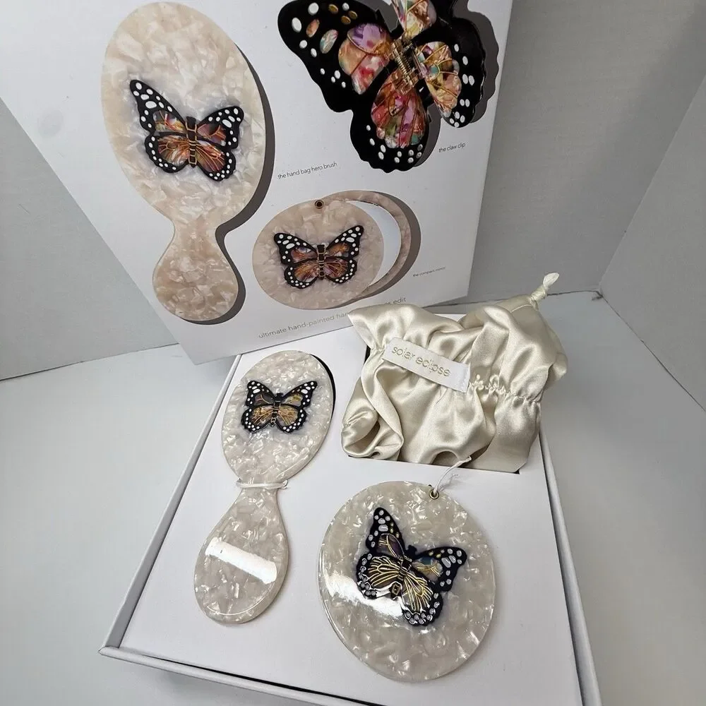 Solar Eclipse Monarch Butterfly Set (Nordstrom Exclusive) New But Missing Clip